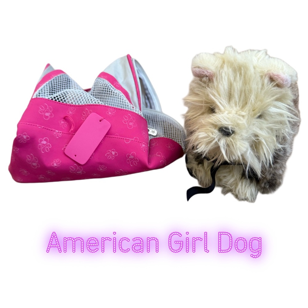 American Girl Dog Carrier and cape  Set
